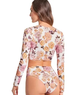 Maaji Afrodita Mariee Long Sleeve Top White Sale