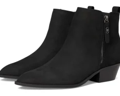Lucky Brand Ailein Ankle Bootie Black Nubuck Sale