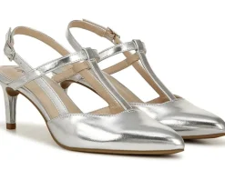 LifeStride Aire Slingback Silver Outlet