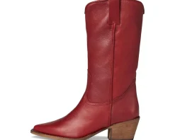 Steve Madden Albany Red Leather