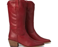 Steve Madden Albany Red Leather