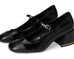 Kenneth Cole New York Alec Mary Jane Black/Black Patent New