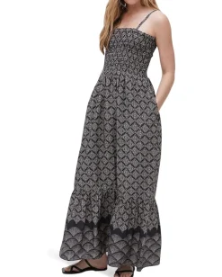 Women Michael Stars Alejandra Smocked Maxi Dress