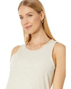 Splendid Ali Heather Lurex Tank Moonstone Sale
