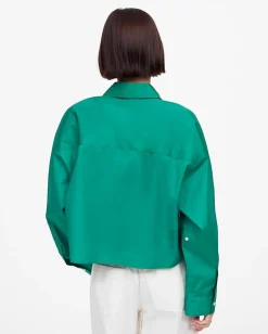 Madewell Alice Shirt Verdant Green Sale