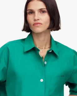 Madewell Alice Shirt Verdant Green Sale