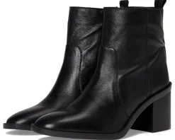 Lucky Brand Alivia Leather Boots Black Clearance