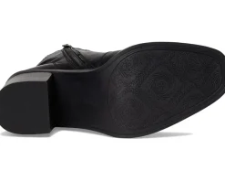 Lucky Brand Alivia Leather Boots Black Clearance