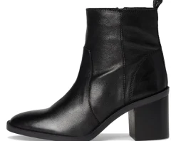 Lucky Brand Alivia Leather Boots Black Clearance