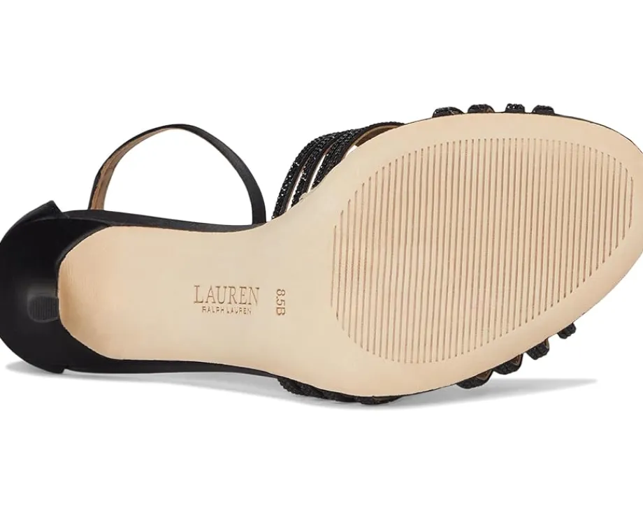 Women Lauren Ralph Lauren Allie Embellished Multistrap Sandals