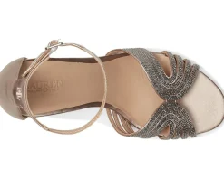 Women Lauren Ralph Lauren Allie Embellished Multistrap Sandals