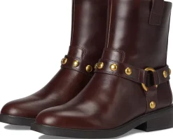 Vince Camuto Amais Biker Boots Rich Mahogany Online
