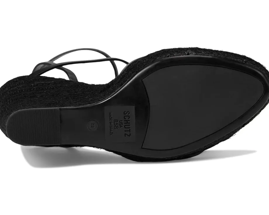 Schutz Amarilis Wedge Black 5 Clearance