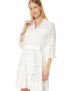 Women Lilly Pulitzer Amrita 3/4 Sleeve Shirtdress