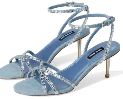Nine West Amseta Light Blue Denim Sale