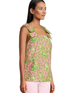 Lilly Pulitzer Anders Tunic Rousseau Pink Mane Character Energy Best