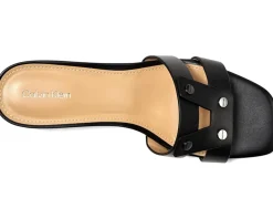 Calvin Klein Andrae Black Leather Clearance