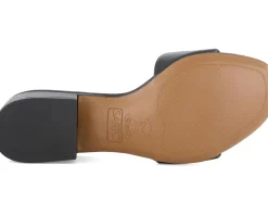 Franco Sarto A-nika Slide Sandals Black Clearance