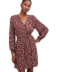 Madewell Anita Dress - Crepe Bordeaux Best