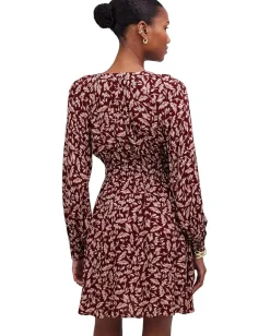 Madewell Anita Dress - Crepe Bordeaux Best