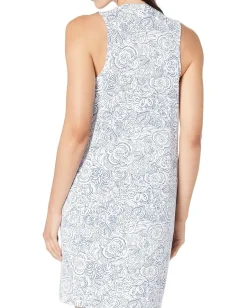 Southern Tide Annalee Forever Floral Performance Dress Seven Seas Blue Online