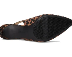 LifeStride Annalise Slingback Shoes Brown Multi Leopard Best