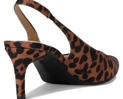 LifeStride Annalise Slingback Shoes Brown Multi Leopard Best