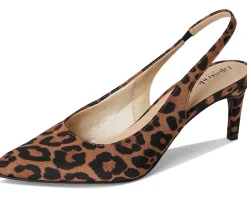 LifeStride Annalise Slingback Shoes Brown Multi Leopard Best