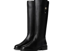 Vince Camuto Annora Knee High Riding Boot Black Outlet
