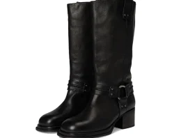 Free People Anok Harness Moto Boots Black Distressed Le Online