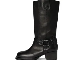 Free People Anok Harness Moto Boots Black Distressed Le Online