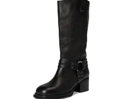 Free People Anok Harness Moto Boots Black Distressed Le Online