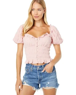 ASTR the Label Anza Top Pink New