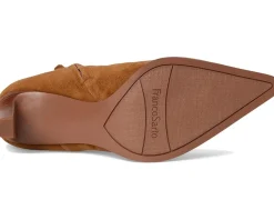 Franco Sarto Appia Pointed Toe Dress Bootie Saddle Brown Hot