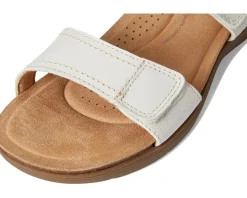 Clarks April Clover Off White Combi Leather Discount