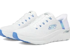 SKECHERS Arch Fit 2.0 Easy Chic Hands Free Slip-Ins White Blue Online
