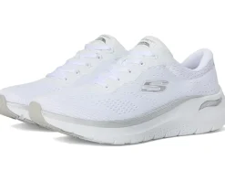 SKECHERS Arch Fit 2.0-Glow The Distance White Silver Hot