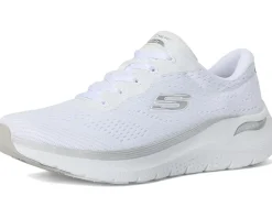 SKECHERS Arch Fit 2.0-Glow The Distance White Silver Hot