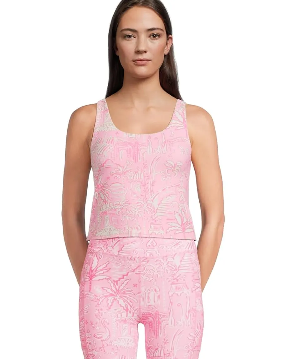 Women Lilly Pulitzer Ari Reversible Active Tan