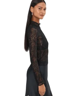 Women AllSaints Aria Lace Top