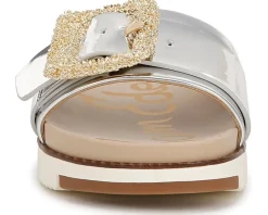 Sam Edelman Ariane 2 Soft Silver Specchio New