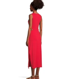 Women Beyond Yoga Around The World Front Twist Dress