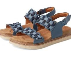 Clarks Arwell Glide Blue Combi Leather Clearance