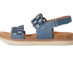 Clarks Arwell Glide Blue Combi Leather Clearance