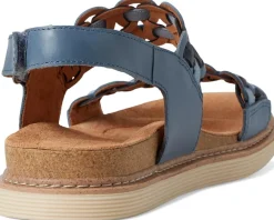 Clarks Arwell Glide Blue Combi Leather Clearance