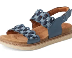 Clarks Arwell Glide Blue Combi Leather Clearance