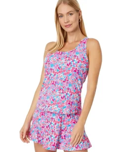 Women Lilly Pulitzer Asana Bra Tank UPF 50+