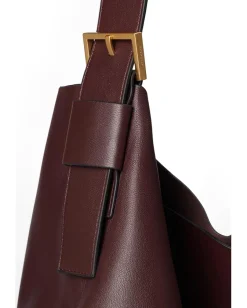 AllSaints Asha Shoulder Bag Dark Red Online