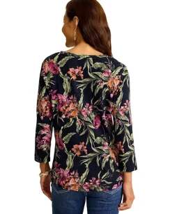 Tommy Bahama Ashby Isles Orchid Isle Tee Black Outlet