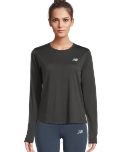 New Balance Athletics Long Sleeve Black Heather